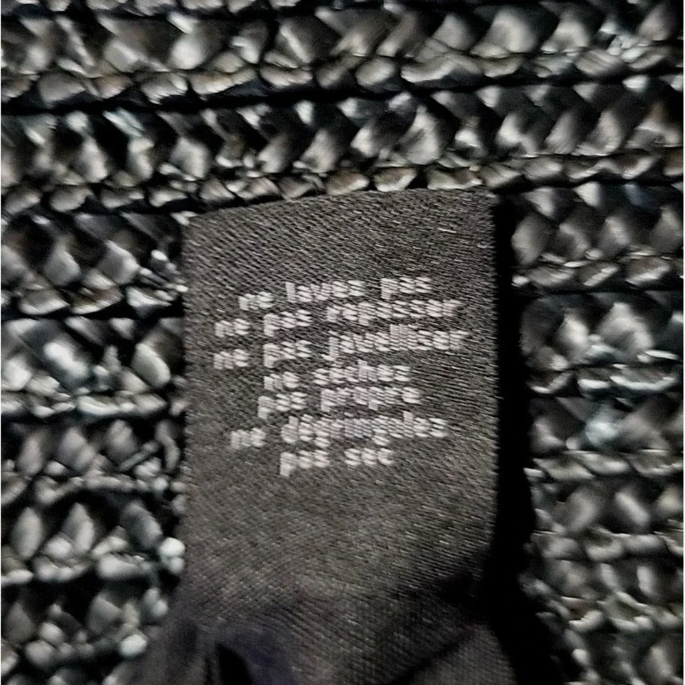 Deena &‎ Ozzy Wheat Straw Paille De Ble Shoulder Bag Golden Chain Woven - Picture 4 of 16